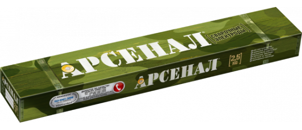 Электроды сварочные Арсенал МР-3, ф 3 мм (уп-2,5 кг) купить с доставкой в Дмитрове